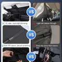 Windshield Sunshade Umbrella for Tesla Model Y 3 Extra Large Wider Coverage Foldable Heat Insulation for Tesla Model Y 3 (Juniper & Highland Included) Accessories 2026-2017