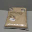 BGment Faux Linen Curtains 95 Inches Long Set of 2 Panels, Living Room Long Curtains Burlap Textured Thick Light Filtering Privacy Grommet Window Treatments, 52 x 95 Inch, Tan