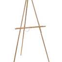 Wooden Tripod Display Easel Stand for Wedding Sign, Portable Tripod Wood Artist Easel