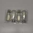 4-Pack Vintage Edison LED Bulbs, 60W Equivalent, 850LM 6W Edison Light Bulb Daylight White 5000K, ST58 LED Filament Bulb E26 Base, Non-Dimmable