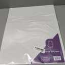Purple Q Crafts White Hard Gift Box With Magnetic Closure Lid 14" x 9" x 4" Rectangle Favor Boxes With White Glossy Finish (1 Box)