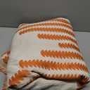 HAOMAIJIA Boho Sofa Covers Couch Covers for 3 Cushion Couch Sofa Pet Friendly Soft Thick Non Slip Couch Cover for Dogs Washable Sectional Couch Covers L Shape Furniture Protector (Orange, 91"x134")