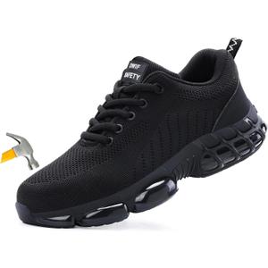 OWIF Steel Toe Work Shoes for Men Women Comfortable Lightweight Safety Composite Toe Construction Walking Shoe, 13 Women/11.5 Men