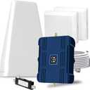 Cell Phone Booster for Home, Cell Phone Signal Booster for Band 5/12/13/17, Boost 5G 4G LTE 3G Data for All U.S. Carriers, FCC Approved (Dark Blue)