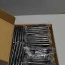 Ravinte 60 Pack, 5 Inch Cabinet Pulls Matte Black Stainless Steel Kitchen Drawer Pulls Cabinet Handles 5 Inch Length, 3 Inch Hole Center