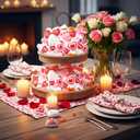 Seenelling 48 Sets Valentine's Day Heart Kit Craft DIY Heart Painting Kit with Sticker Valentine's Day Craft Painting Bulk Ready to Paint Your Own Shape White Foam Balls for Party Activities Gifts