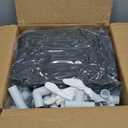 [Upgraded] dearlomum Baby Playpen, 71"x59" Extra Large Playard with Thickened Steel Pipes, Baby Activity Center with Gate & Toys, Sturdy Soft Mesh Safety Fence for Toddlers (Black)