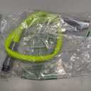 Flexzilla Garden Lead-in Hose 5/8 in. x 3 ft., Lightweight All-Weather Water Hose, Durable and Flexible, Leak-Free Connections (Chartreuse)