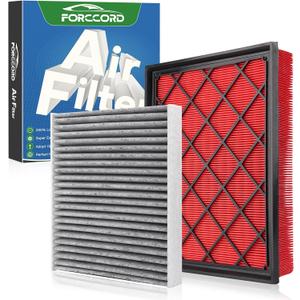 Cabin Air Filter and Engine Air Filter Fit for Ford Ranger 2.3L 2019-2026 Activated Carbon Cabin Filter Replacement CF12776 EB3G-9601AA