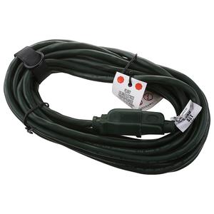 25FT 16/3 Black Outdoor Extension Cord