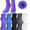 CZBRO Fuzzy Socks Winter Warm Fluffy Soft Socks for Woman Indoor Christmas Gifts