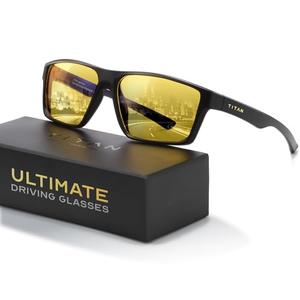 Titan Gaming Glasses, Blue Light Blocking, Night Driving Glasses for Men, Computer Protection, Gift for Gamers