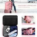 Travel Backpack for Women, 52L Carry On Backpack, Extra Large Expandable Travel Bag, 18.4 Inch TSA Flight Approved Luggage Personal Item Size with USB, Teacher Business Daypack, Pink