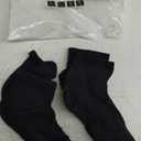 Merino Wool Ankle Socks, Men's Women's 90% Wool Athletic Thin Running Moisture Wicking Socks, 3 Pairs (Large, #Black)