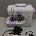 Sewing Machine for Beginners & Kids, Mini Portable Sewing Machines with 12 Built-in Stitch Patterns, 2-Speed Foot Pedal, Perfect for Teaching Daughter Granddaughter to Sew(with Basic Sewing Kit)
