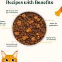 Made by Nacho Dry Cat Kibble 4lb Bag, High Protein Premium Cat Food with Freeze Dried Pieces, Cage-Free Chicken & Duck, Limited Ingredients, Single Bag