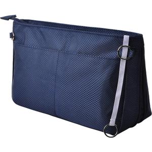 Vercord Expandable Nylon Handbag Purse Organizer Insert Liner Shaper Bag in Bag Navy Large