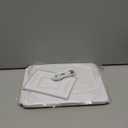 deweisn Folding Lighted Makeup Mirror with 72 LEDs 3 Colors Light Modes USB Rechargable 1800mA Batteries Portable Ultra Thin Compact Vanity Mirror Dimmable Travel Mirror (White)