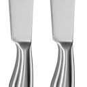 Oggi Charcuterie Utensil Set, Charcuterie Accessories, Cheese Knives Set - Stainless Steel, 2pcs with Knives/Spreaders  5" Long