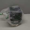 Grey Plastic Woven Storage Basket, 6-Pack Weave Gray Basket Organizer for Kitchen Office Bathroom