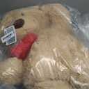 MaoGoLan Big Teddy Bear Stuffed Animal, Soft and Cuddly Giant Teddy Bear Plush with I Love You Red Heart,Valentines Gift for Kids,Girlfriend,Boyfriend,Lover, 36 inches (Brown)