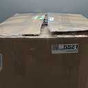 24 Inches Memory Foam Bean Bag Chair - Ultra Soft Faux Rabbit Fur Round Sofa with Handle & Machine Washable Cover, Eggplant-Shaped Kids Reading Chair for Bedroom, Living Room and Playroom, Purple