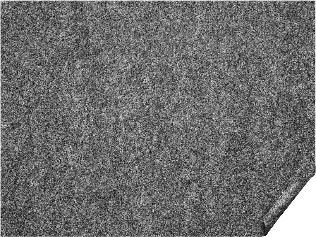 VEVOR Rug Pad Without Slip Resistance, Protective Cushioning Carpet Pad 9' x 12', 1/2" Thick, 100% Pure Polyester Felt, 10-11㎡ Premium Comfort Underfoot Carpet Padding Rug Cushion for All Floor, Gray + manual bale wire tying tool