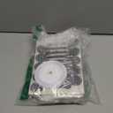 YunKo Cookie Bags for Gift Giving Clear Cellophane Treat Bags for Favors Mini Loaf, Bundt Cake, Hot Cocoa Bomb Packaging With Stickers (100PACK, Black Dot) (Grey)