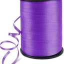 500 Yards Curling Ribbon for Gift Wrapping, 3/16" Balloon String for Christmas Valentine Birthday Wedding Party Festival Decoration, Crafts, Flower Bouquet(Crimped Purple)