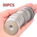 3/8" Fender Washers 304 Stainless Steel Flat Washers Universal Metal Washers (3/8" x 1-1/2" 30PCS)
