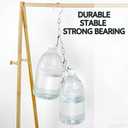 2 PCS Stainless Steel 10 Hole Space Saving Hangers Perfect Closet Organizers for Clothes Dorm & Home Use