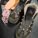 NORTIV 8 Women's Waterproof Hiking Boots Outdoor Trekking Camping Trail Hiking Boot Seeker (9.5, Black/Pink)