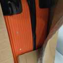 InUSA ROYAL Hardside Spinner Luggage with Ergonomic Handles | Spacious Travel Suitcase with Four Spinner Wheels and Studs | 28 Inch Large Hardside Spinner Luggage | Orange