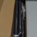 Supforce Closet Rods for Hanging Clothes, 17 to 84 Inches Stepless Adjustable Metal Closet Rod, 1.3 Inches Heavy Duty Clothes Hanging Rod for Closet Wardrobes Laundry RV, Black