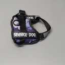 MUMUPET Service Dog Harness with 3M Reflective Safety, Easy Adjust & No-Pull Design - Breathable Nylon Handle for Small Dogs
