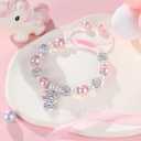 UPROMI Birthday Gifts for 3-12 Year Old Girl Unicorn Bracelet, Christmas Gifts for Daughter/Granddaughter/Niece