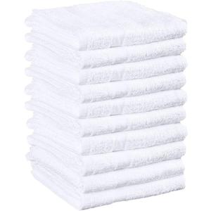 Spa Facial Towels - Salon Hand Towels Bulk for Estheticians - Soft Toallas para Salon De Belleza - 16 x 27 Inches - Pack of 12 (White)