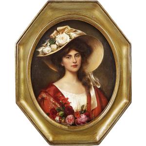 SIMON'S SHOP Vintage 8x10 Picture Frame for Wall and Tabletop, Brushed Gold Finish Octagon Shaped Frame Display Oval 8x10 Photos Vertically or Horizontally