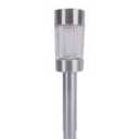 Crosslight Solar Powered Pathway Lights  Stainless Steel Outdoor White LED Lights, Waterproof for Garden, Yard, Patio, Lawn, Walkway - Decorative Ground Stake Lighting | Bronze 2 different pc