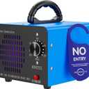 Ozone Generator Machine200,000mg/h, High Capacity Ozone Odor Eliminator Removal Air Purifier for Home Car Pet & Basement Odor, Suitable for Spaces up to 7,000 Square Feet, Blue