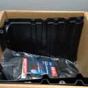 Camco RV Dual Propane Tank Cover - Measures 29.5W x 15.5D x 20.5H - Features Hinged Top Panel for Easy Access - Fits (2) 20lb Steel Tanks - Protects Tanks during Travel & Camping - Black (50504)