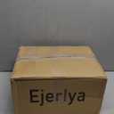 Ejerlya Farmhouse Pendant Light, Rustic White Wood Metal Cage Hanging Light Fixtures with Glass, 43 Inch Adjustable for Flat and Slop Ceiling, Pendant Lighting for Kitchen Island Foyer Hallway, 2 Pack