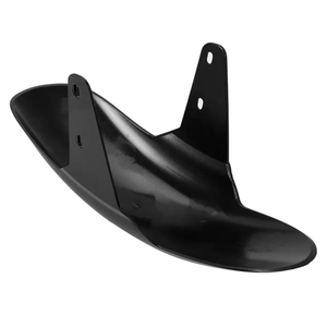 for Softail for Breakout for FXBR for FXBRS 2018 2019 2020 2021 2022 Motorcycle ABS Plastic Front Gloss Black Motorcycle Mudflap