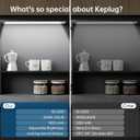 Under Cabinet Lights,60 LED Rechargeable Battery Operated Motion Sensor Light Indoor, 2 Pack Magnetic Dimmable Closet Lights, Wireless Under Counter Lights for Kitchen Stairs Hallway