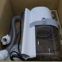 Sweetcrispy Professional Pet Grooming Vacuum Kit with Cordless Low Noise Dog Clippers, 2.5L Cup, 3 Suction Modes, and 5 Groomer Tools for Cats, Other Animals Hair Trimmer (White)