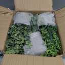 FGSAEOR Mini Potted Fake Plants, Small Artificial Greenery Realistic Plants Topiaries, Low Maintenance, for Home Office Shelf Desk Farmhouse Room Coffee Table Decor (3-Pack) (Grey (Round Pot))