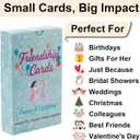 5 x Lapsia Funny & Uplifting Friendship Cards for Besties Birthday, Graduation Gift for Her, Best Friend & Sister