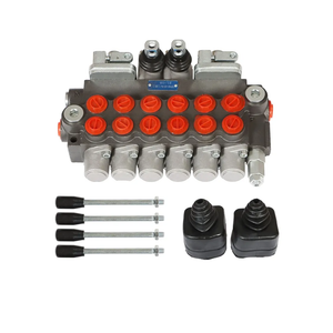 ALL-CARB 6 Spool 11GPM Hydraulic Directional Control Valve Hydraulic Valve Double Acting Valve 3625PSI SAE Ports for Small Tractors Tractors Loaders Log Splitters