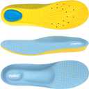 Shoe Insoles for Kids and Women, Memory Foam Insoles, Comfortable Sports Shoe Inserts for Shock Absorption and Relieve Foot Pain, Plantar Fasciitis Arch Support Insoles, S(Women 5-6/ Kids 2-5) Blue