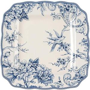 222 Fifth Adelaide Blue & White 11" Dinner Plate - 1 Replacement plate only